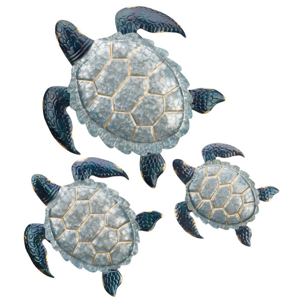 Regal Art & Gift 3 Piece Sea Turtle Wall Décor Set & Reviews Wayfair